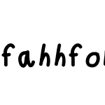 fahhfont