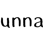 unnamedfont