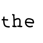 the