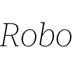 Roboto Serif Deck