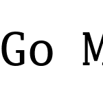 GoMono Nerd Font