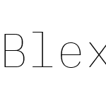 BlexMono Nerd Font Mono