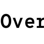 OverpassMono Nerd Font