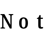 NotoSerif NF