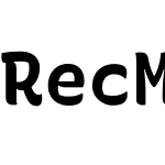 RecMonoCasual Nerd Font