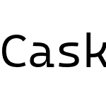 CaskaydiaMono Nerd Font