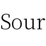 Source Han Serif SC ExtraLight