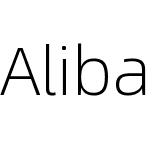 Alibaba PuHuiTi 2.0 35 Thin