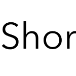 Shorai Sans StdN