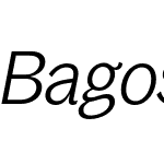 Bagoss Condensed