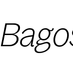 Bagoss Condensed