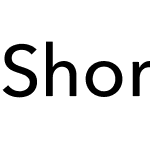 Shorai Sans StdN