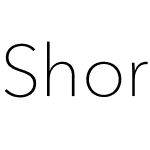 Shorai Sans StdN