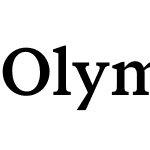 Olympic Serif Medium