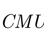 CMU Classical Serif