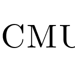 CMU Serif Upright Italic