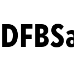 DFB Sans Condensed Web