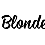 Blonde Script