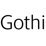 Gothia Sans