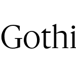 Gothia Serif