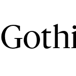 Gothia Serif