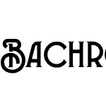 Bachroque Typeface