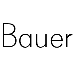 Bauer Grotesk Pro