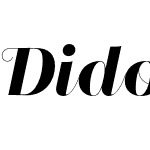 Didonesque Script