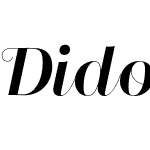 Didonesque Script