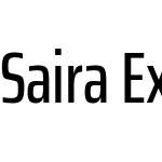 Saira ExtraCondensed Medium
