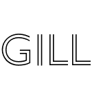 Gill Sans Nova Inline