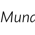 Mundo Sans Pro