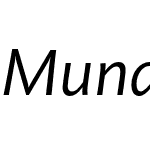 Mundo Sans Pro