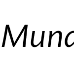 Mundo Sans Pro