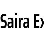 Saira ExtraCondensed SemiBold