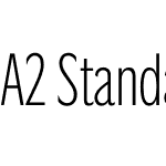 A2 Standard Sans XCond