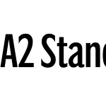 A2 Standard Sans XCond