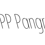 PP Pangram Sans Compressed Variable