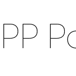 PP Pangram Sans