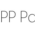 PP Pangram Sans