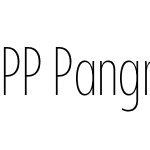 PP Pangram Sans