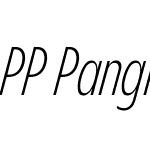 PP Pangram Sans