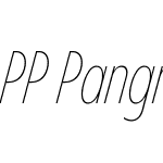 PP Pangram Sans