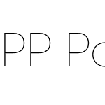 PP Pangram Sans