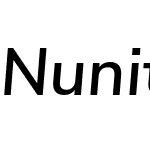 Nunito Sans SemiBold