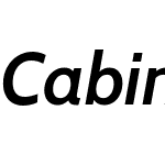Cabin SemiBold
