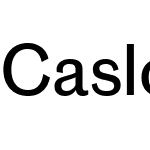 Caslon Doric