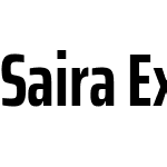 Saira ExtraCondensed ExCond