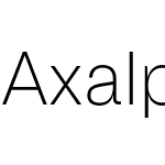 Axalp Grotesk