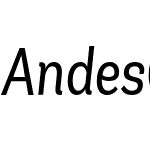 Andes Condensed